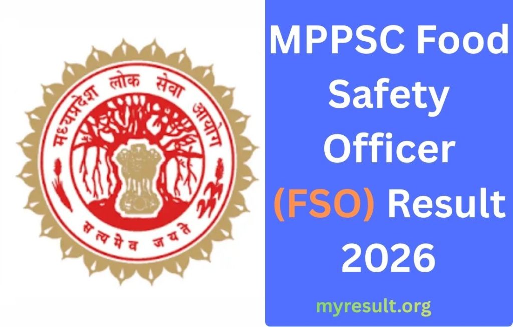 MPPSC Food Safety Officer (FSO) Result 2026