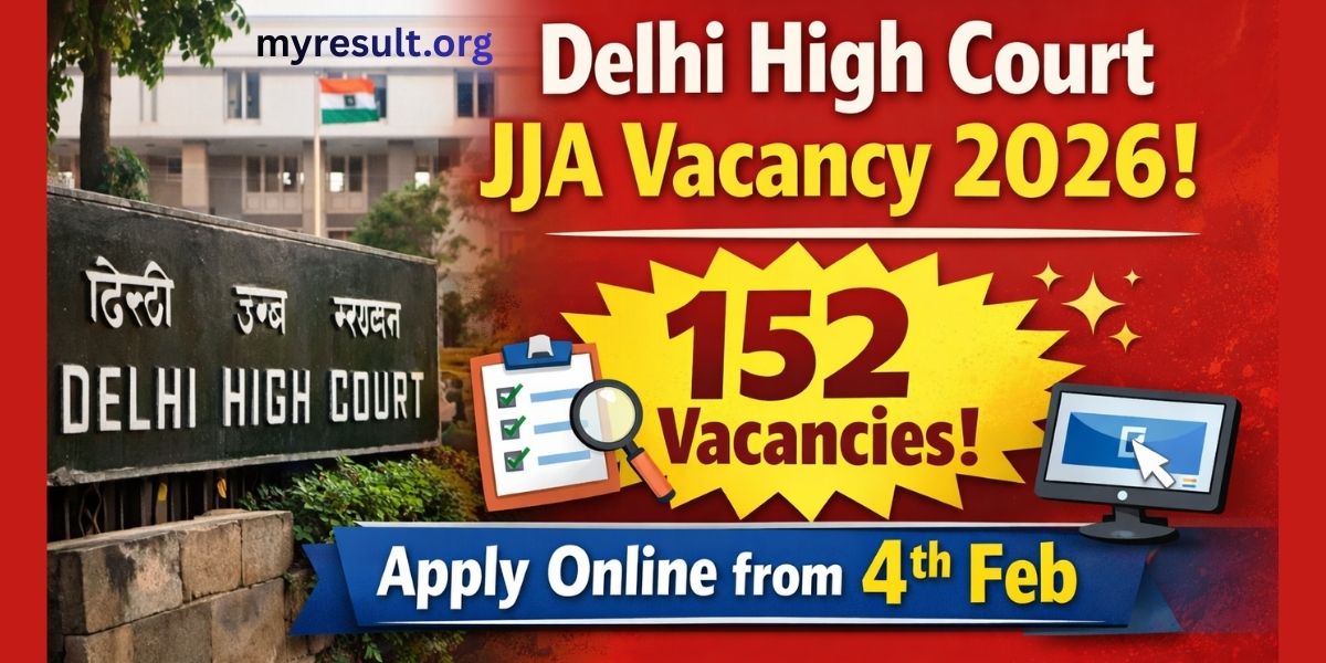 Delhi High Court JJA Recruitment 2026
